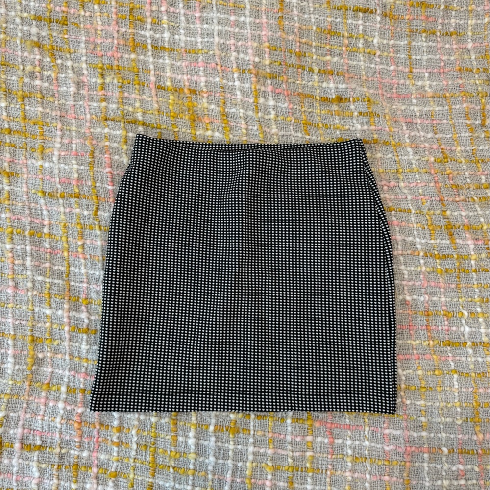 Forever 21 Gray Ribbed Mini Pencil Skirt Casual